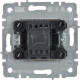 Выключатель с/у 1-кл 10А, IP20, IEK BRITE [BR-V10-0-10-K02] черный