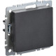 Выключатель с/у 1-кл 10А, IP20, IEK BRITE [BR-V10-0-10-K02] черный