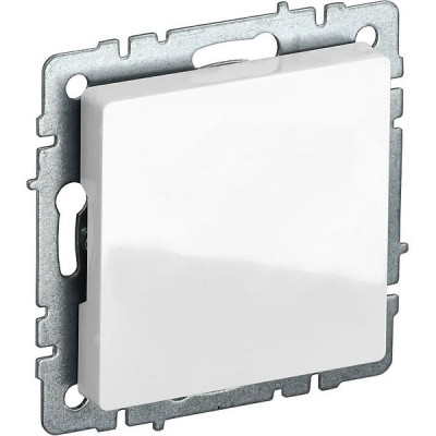 Заглушка 1п, IP20, с суппортом, IEK BRITE [BR-PL10-K01] белый