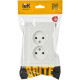 Розетка с/у 2x2P 16A, IP20, в сборе, IEK BRITE [BR-R20-10-K01-F] белый