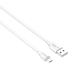 Кабель USB - microUSB, 2.0м, 2.4А, LDNIO LS362 [LD_B4522] медь, 120 жил, PVC , белый