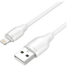 Кабель USB - Lightning, 2.0м, 2.1А, LDNIO LS372 [LD_B4501] медь, 86 жил, PVC , белый