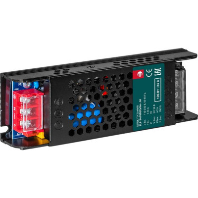 Блок питания 24V 100W, IP20, металл соты PRO, ELF [ELF-24100BEslim-JH] черный