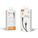 Кабель USB - microUSB, 1.0м, 2.4А, LDNIO LS561 [LD_C3800] медь, 86 жил, угловой коннектор, нейлон