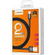 Кабель USB - microUSB, 2.0м, 2.4А, LDNIO LS64 [LD_B4466] медь, 120 жил, нейлон, серый