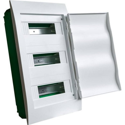 Бокс ЩРВ-П 36м встраиваемый пластик, IP40, дверь белая, Systeme Electric City9 [EZ9E312P2FRU]