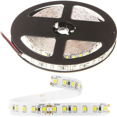 Лента LED 24В IP20 SMD2835 120/м, б/хол, 19Вт/м, 5500-7000K, 1560Лм/м, 5м/ц.1м ELF ГИПЕР [NWw-Hy24]
