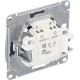 Выключатель с/у 1-кл 10А, IP20, с подсветкой, Schneider Electric Glossa [GSL000713] антрацит