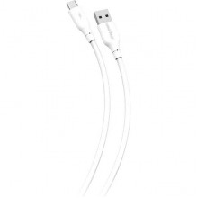Кабель USB - Type-C, 1.0м, 3A, SmartBuy [iK-3112-S25w] белый