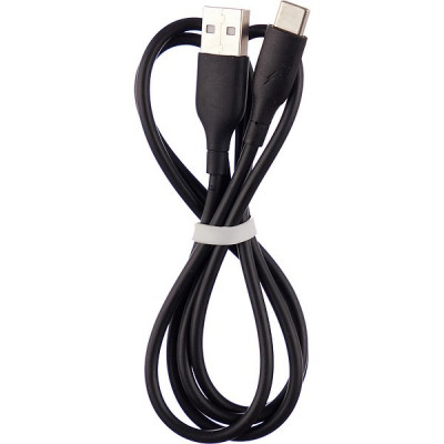 Кабель USB - Type-C, 1.0м, 3A, SmartBuy [iK-3112-S25b] черный