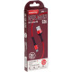 Кабель USB - microUSB, 1.0м, 3A, SmartBuy [iK-12-S26br] красный