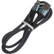 Кабель USB - microUSB, 1.0м, 3A, SmartBuy [iK-12-S26bg] черный/серый