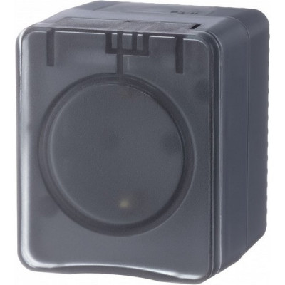 Розетка о/у 2P+E 16A, IP54, со шторками, Schneider Electric ATLASDESIGN PROFI [ATN544045] антрацит