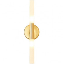 Бра 2*G9*12W, акрил, 100*100*430, Gerhort [G61368/2wGD] белый/золото