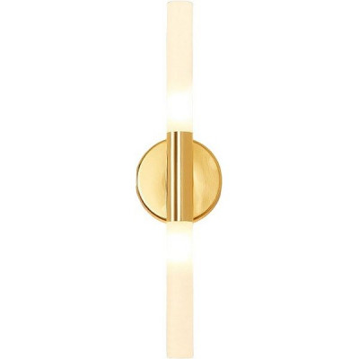 Бра 2*G9*12W, акрил, 100*100*430, Gerhort [G61368/2wGD] белый/золото