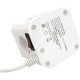 Сетевой фильтр  2м, 5 розеток, 10А/2500Вт, 3x0.75, 4хUSB, Cablexpert Tower [TWR-5-U4-W-2] белый