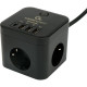 Сетевой фильтр  1.5м, 3 розетки, 10А/2500Вт, 3x0.75, 3хUSB+TypeC, Cablexpert Cube [CUBE-3-CU3-B-1.5]