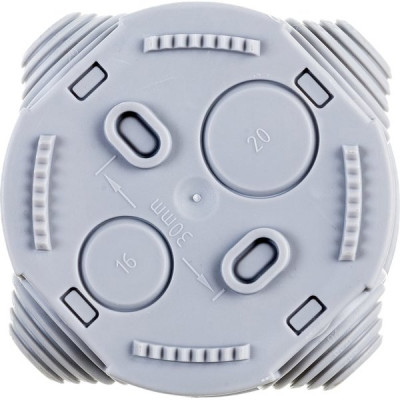Коробка распаячная о/у d65*45мм, IP55, 4вх, Systeme Electric [IMT35093][150] серый