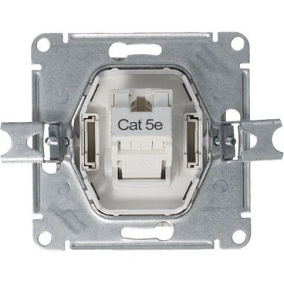 Розетка с/у компьютерная 1xRJ45, IP20, Schneider Electric ATLASDESIGN [ATN001283] песочный