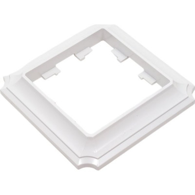 Рамка 1п, IP20, Schneider Electric ATLASDESIGN ANTIQUE [ATN100101] белый