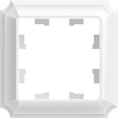 Рамка 1п, IP20, Schneider Electric ATLASDESIGN ANTIQUE [ATN100101] белый