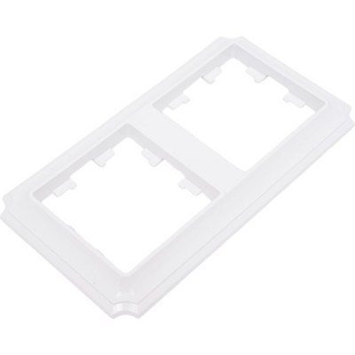 Рамка 2п, IP20, Schneider Electric ATLASDESIGN ANTIQUE [ATN100102] белый