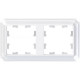Рамка 2п, IP20, Schneider Electric ATLASDESIGN ANTIQUE [ATN100102] белый