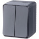 Выключатель о/у 2-кл 10А, IP54, Schneider Electric ATLASDESIGN PROFI [ATN544051] антрацит