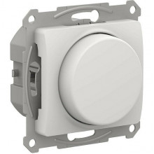 Светорегулятор (диммер) поворотно-нажимной с/у, 400Вт, IP20, LED, RC, GLOSSA [GSL000123] белый