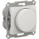 Светорегулятор (диммер) поворотно-нажимной с/у, 400Вт, IP20, LED, RC, GLOSSA [GSL000123] белый