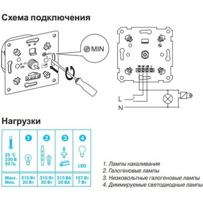 Светорегулятор (диммер) пов.-наж. с/у, 400Вт, IP20, LED, RC, Schneider ATLASDESIGN [ATN000123] белый