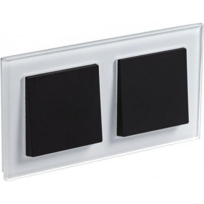 Рамка 2п, IP20, Schneider Electric ATLASDESIGN NATURE [ATN320102] стекло белый (пластик)