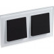 Рамка 2п, IP20, Schneider Electric ATLASDESIGN NATURE [ATN320102] стекло белый (пластик)