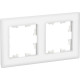 Рамка 2п, IP20, Schneider Electric ATLASDESIGN NATURE [ATN320102] стекло белый (пластик)