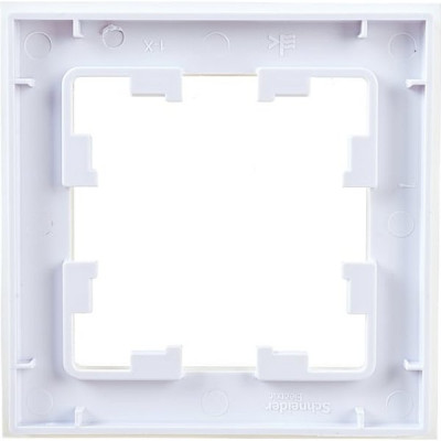 Рамка 1п, IP20, Schneider Electric ATLASDESIGN NATURE [ATN360101] натуральное стекло белый