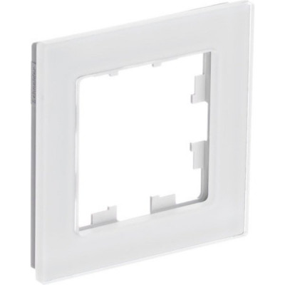 Рамка 1п, IP20, Schneider Electric ATLASDESIGN NATURE [ATN360101] натуральное стекло белый