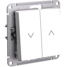 Выключатель ЖАЛЮЗИ с/у 2-кл 10А, IP20, Schneider Electric ATLASDESIGN [ATN000119] белый