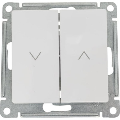 Выключатель ЖАЛЮЗИ с/у 2-кл 10А, IP20, Schneider Electric ATLASDESIGN [ATN000119] белый