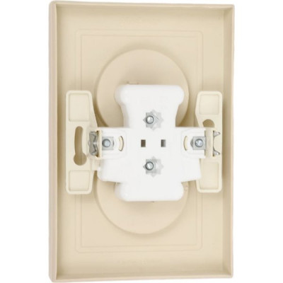 Розетка с/у 2x2P 16A, IP20, в сборе, Schneider Electric ATLASDESIGN [ATN001220] песочный