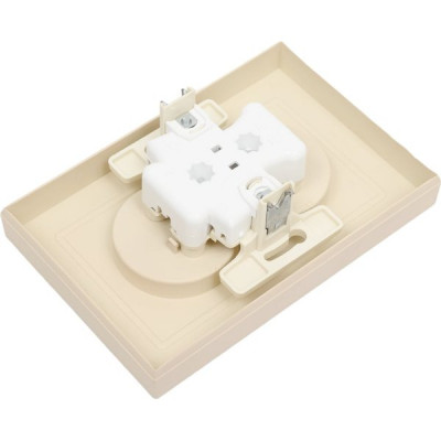 Розетка с/у 2x2P 16A, IP20, в сборе, Schneider Electric ATLASDESIGN [ATN001220] песочный