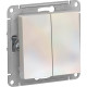 Переключатель с/у 2-кл 10A, IP20, Schneider Electric ATLASDESIGN [ATN000465] жемчуг 