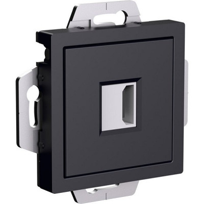 Розетка с/у HDMI IP20, Schneider Electric ATLASDESIGN [ATN001080] карбон 