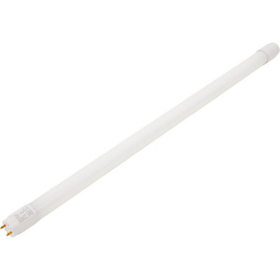 Лампа LED G13/T8 трубка, 10W, 600мм, 6500K, 910Лм, ЭРА [T8-10W-865-G13-600mm NTB][25] непов. цок.