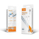 Кабель USB - microUSB, 1.0м, 25W, LDNIO LS901 [LD_C3852] медь, тканевая оплетка, White