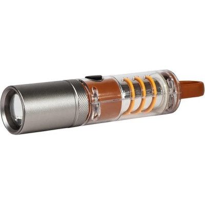 Фонарь аккумуляторный 8W, 420Лм, Li-Ion 1200mAh, GLANZEN [UFL-0420-X10]