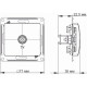 Розетка с/у TV одиночная, IP20, Schneider Electric ATLASDESIGN [ATN001393] лотос