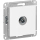 Розетка с/у TV одиночная, IP20, Schneider Electric ATLASDESIGN [ATN001393] лотос