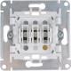 Выключатель с/у 3-кл 10А, IP20, Schneider Electric ATLASDESIGN [ATN001331] лотос